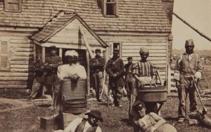contrabands_at_headquarters_of_general_lafayette_by_mathew_brady